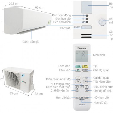 Máy lạnh Daikin Inverter 2 HP FTKQ50SAVMV